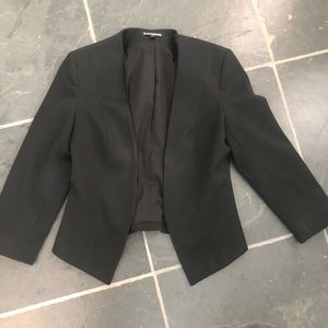 Black Crop Blazer